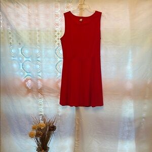 Red Sleeveless Dress